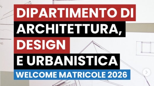 Locandina accoglienza matricole 2026