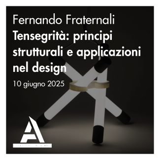 Locandina dell'evento Tensegrità: principi strutturali e applicazioni nel design