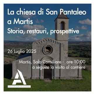 Locandina dell'evento La chiesa di San Pantaleo a Martis. Storia, restauri, prospettive
