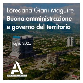 Locandina dell'evento Buona amministrazione e governo del territorio