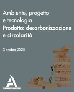 Locandina dell'evento prodotto: decarbonizzazione e circolarità 