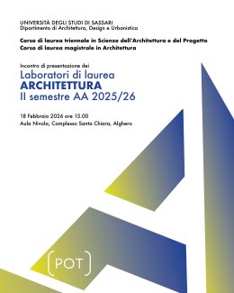 Locandina presentazione dei Laboratori di laurea per Architettura