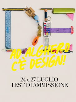 Locandina ammissione Design 2026-2027
